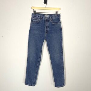 AGOLDE Fen‎ Jeans Women's Size 26 Blue Organic Recycled Cotton Straight Leg